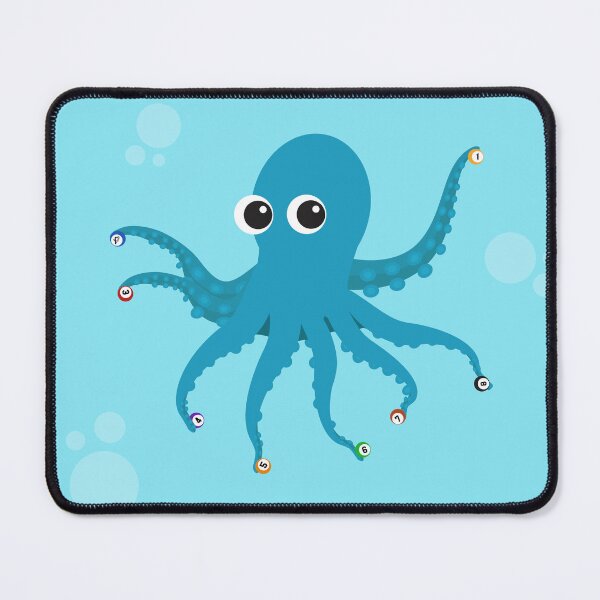 Item preview, 8 Ball Pool Octopus Illustration (Animal x Sports) designed and sold by PauloDesigns97.