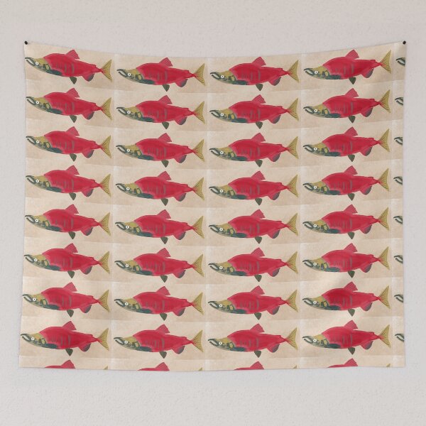 Item preview, Sockeye Salmon Fish designed and sold by heheashna.