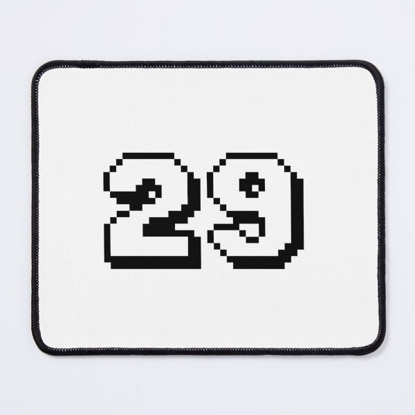 Item preview, 29, twenty-nine, white, retro video game, 1 up! designed and sold by Numbers-Art.