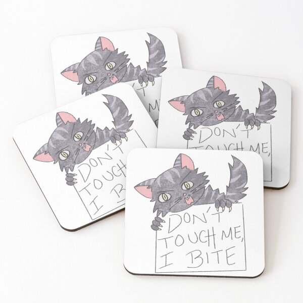 Item preview, Angry cat Don't touch me because I bite designed and sold by Flapss.