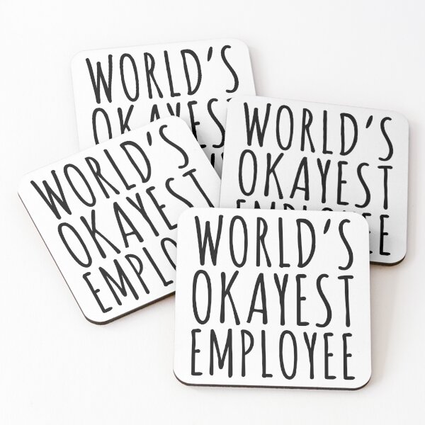 Item preview, Worlds Okayest Employee designed and sold by kamrankhan.