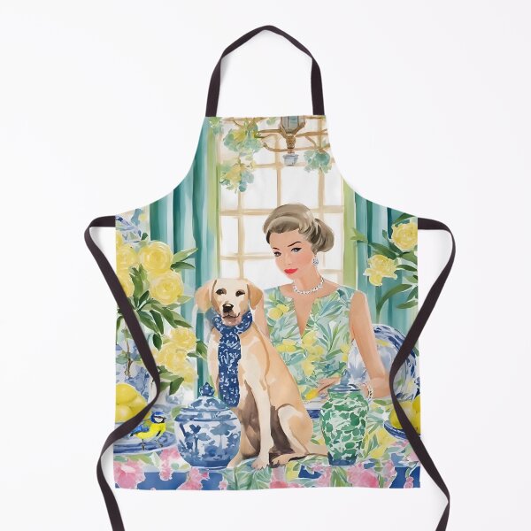 Artikelvorschau, Mittagessen mit blauer Krawatte, skurrile Grandmillennial-Kunst entworfen und verkauft von SophieClimaArt.