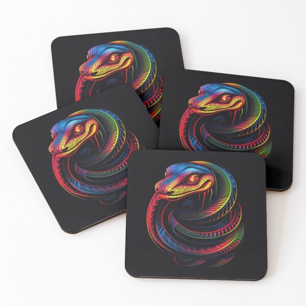 Item preview, Snake Neon Pop Art 2 designed and sold by AstroRisq.