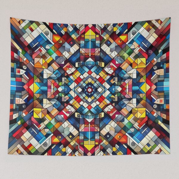 Item preview, Geometric Harmony: Contemporary Shapes Canvas designed and sold by Rui Fernandes.