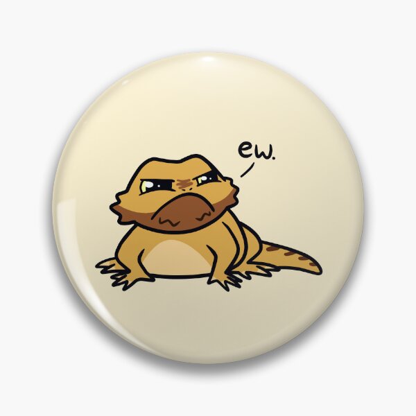 Item preview, Bearded Dragon of Wisdom says "Ew" designed and sold by TimidRedPanda.