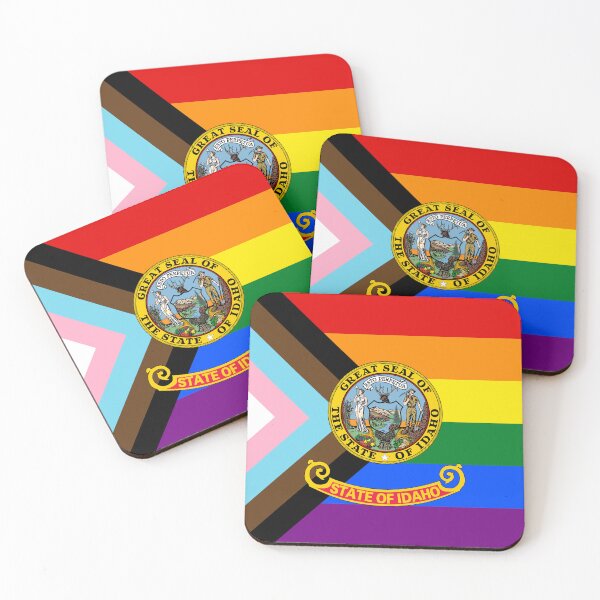 Item preview, Idaho Progress Pride Flag designed and sold by WokeBespoke.