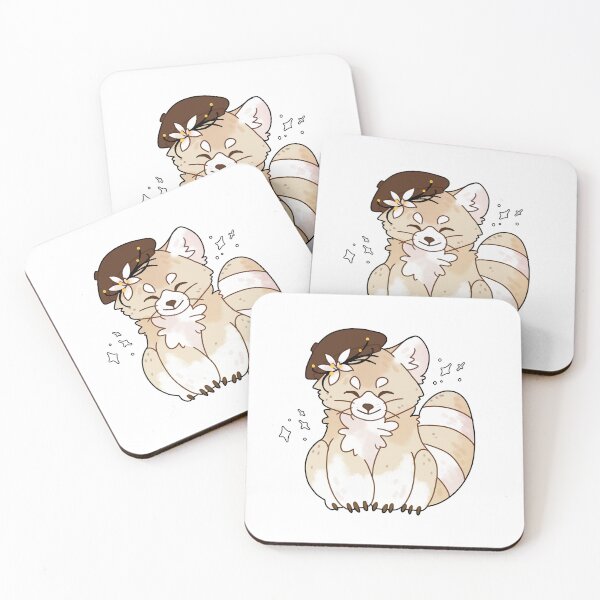 Item preview, French Vanilla Ice Cream Red Panda designed and sold by kalfya arts.