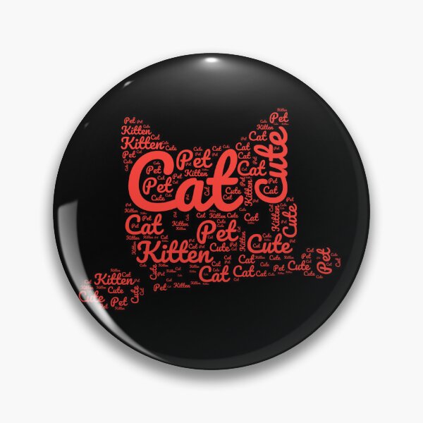 Item preview, Red Cat Made of Words designed and sold by Promoc.