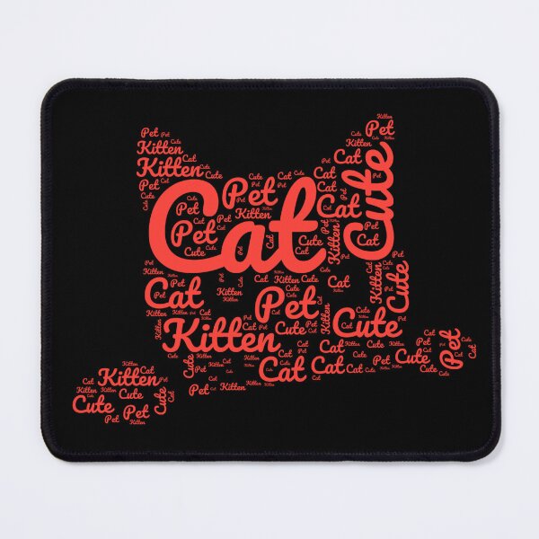 Item preview, Red Cat Made of Words designed and sold by Promoc.