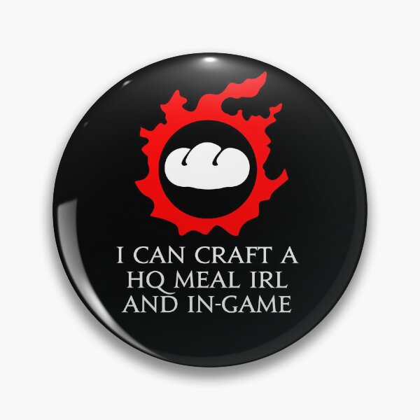 Item preview, I can craft a HQ meal irl and in-game - Culinarian funny MMORPG FFXIV designed and sold by Japatonic Shop.