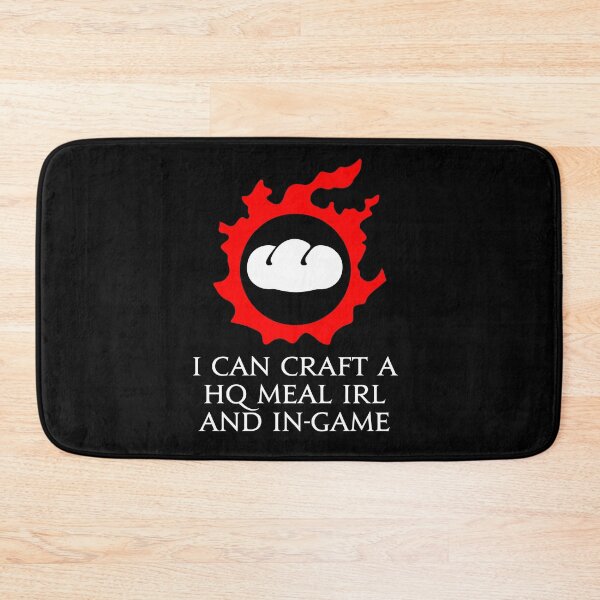Item preview, I can craft a HQ meal irl and in-game - Culinarian funny MMORPG FFXIV designed and sold by Japatonic Shop.