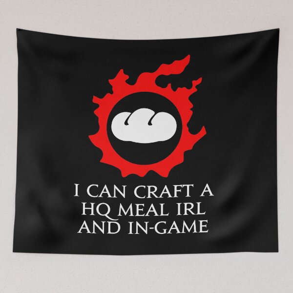 Item preview, I can craft a HQ meal irl and in-game - Culinarian funny MMORPG FFXIV designed and sold by Japatonic Shop.