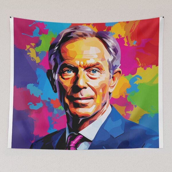 Item preview, Tony Blair Pop Art 1 designed and sold by AstroRisq.