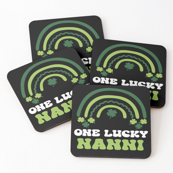 Item preview, One Lucky Nannie Rainbow Saint Patrick's Day Shamrock designed and sold by ShopSmart213.