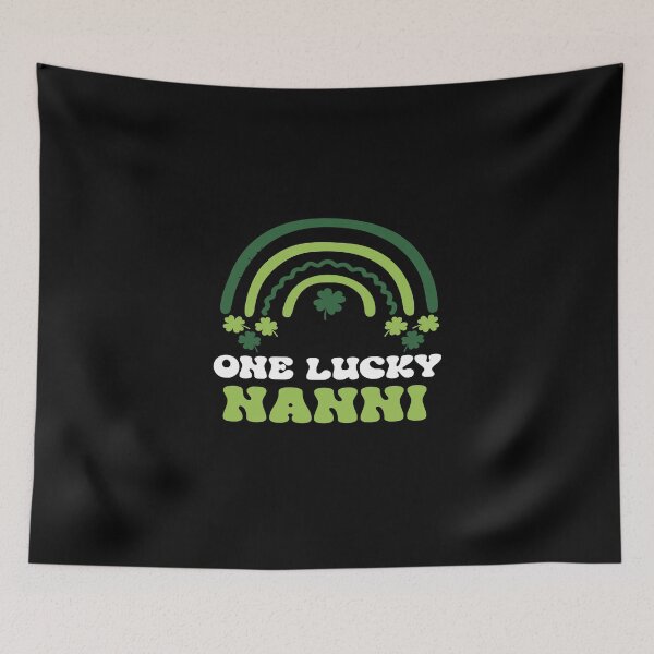 Item preview, One Lucky Nannie Rainbow Saint Patrick's Day Shamrock designed and sold by ShopSmart213.