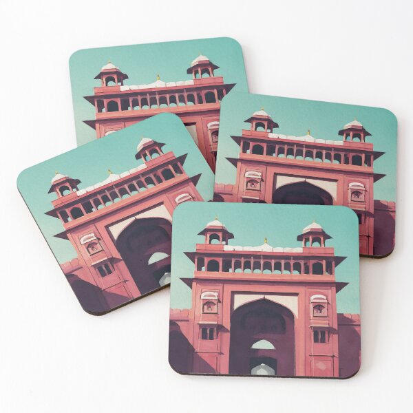 Item preview, Red Fort Delhi Indian Art designed and sold by TheJoeyStudio.