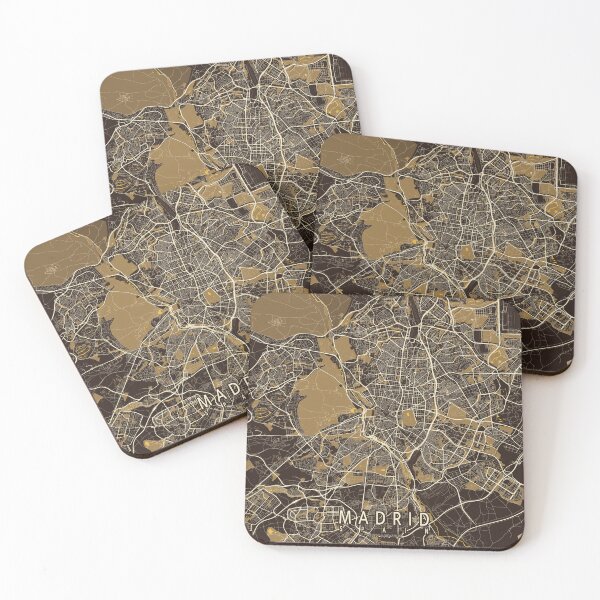 Item preview, Madrid City Map of Spain - Pastel designed and sold by deMAP.