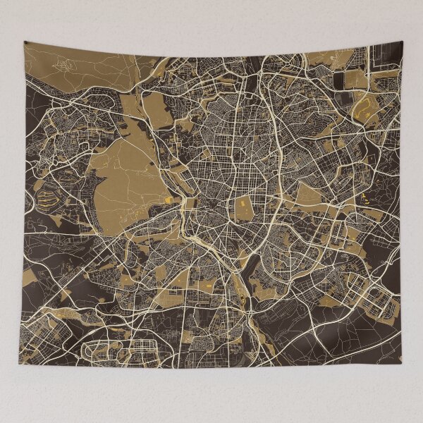 Item preview, Madrid City Map of Spain - Pastel designed and sold by deMAP.