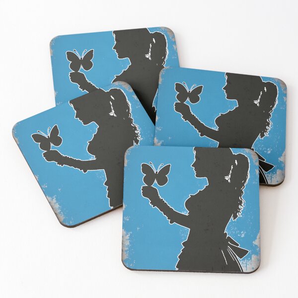 Item preview,  Silhouette with Butterfly designed and sold by DeMuurdecoratie.