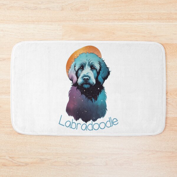 Item preview, Starry Labradoodle Print designed and sold by Thehatinthecat.
