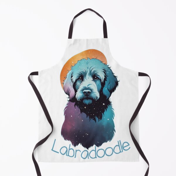 Item preview, Impresión estrellada de Labradoodle designed and sold by Thehatinthecat.