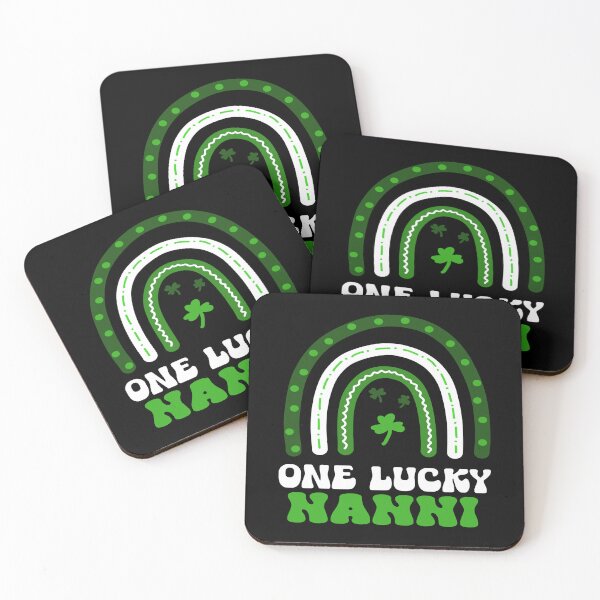 Item preview, One Lucky Nannie Rainbow Saint Patrick's Day Shamrock designed and sold by ShopSmart213.