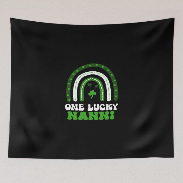 Item preview, One Lucky Nannie Rainbow Saint Patrick's Day Shamrock designed and sold by ShopSmart213.