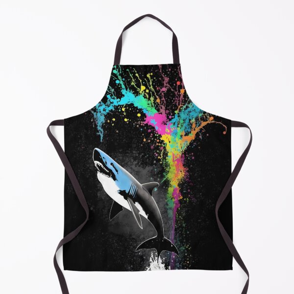 Artikelvorschau, Playful Shark in Color Explosion entworfen und verkauft von DeMuurdecoratie.