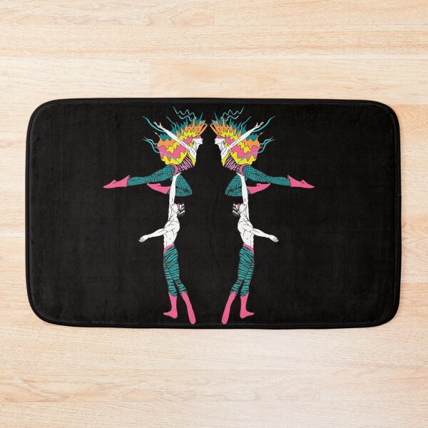 Item preview, Neon Dance sisters on dark shirts designed and sold by Glenn & Robert Davis.