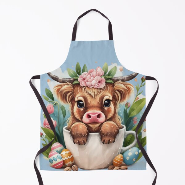 Item preview, Cute Baby Highland Cow With flowers Calf Animal Coffee Cup designed and sold by UnivStore.
