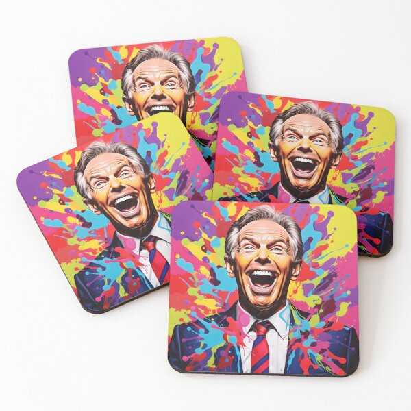 Artikelvorschau, Tony Blair Pop Art 2 entworfen und verkauft von AstroRisq.
