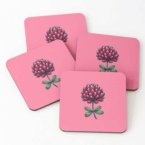 Item preview, Crimson Clover Flower - Crimson and Clover designed and sold by AmberRoseWrites.