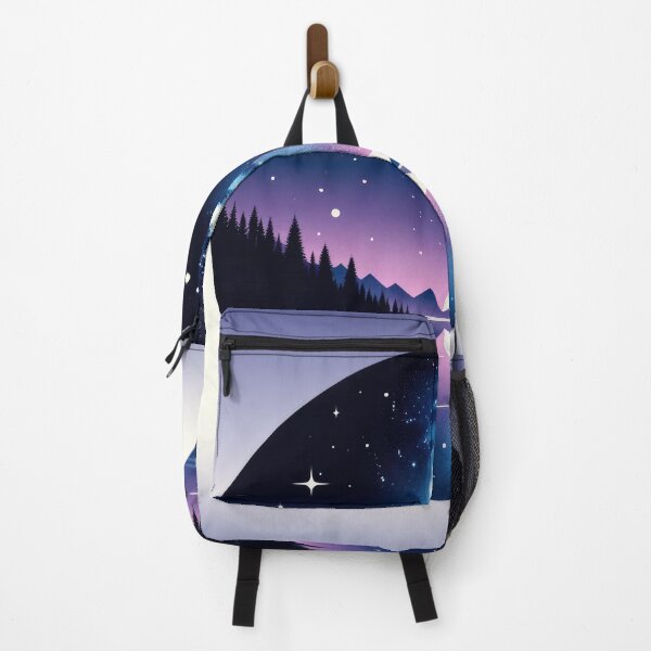 Item preview, Serene Night Lakeside Galaxy Reflection designed and sold by SunkenCost.