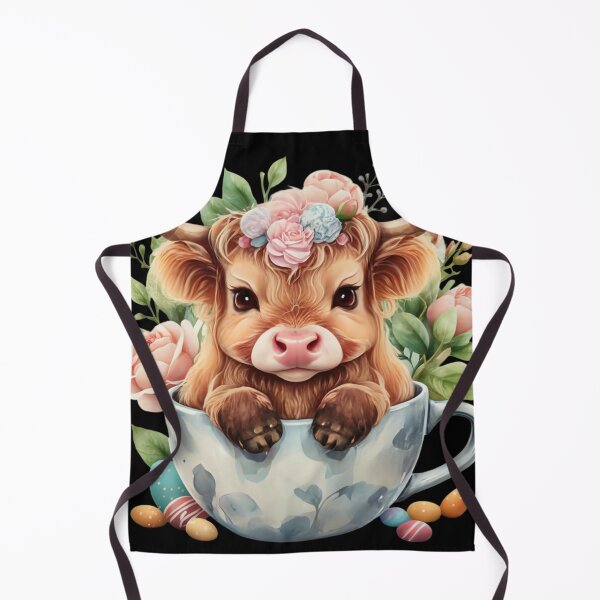 Item preview, Cute Baby Highland Cow With flowers Calf Animal Coffee Cup designed and sold by UnivStore.