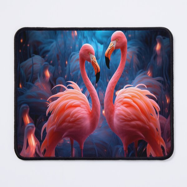 Item preview, Luminous Flamingos in Enchanted Grassland designed and sold by Cris888.