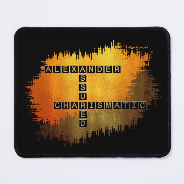 Item preview, Alexander, Assured and Charismatic Crossword designed and sold by words-my-art.