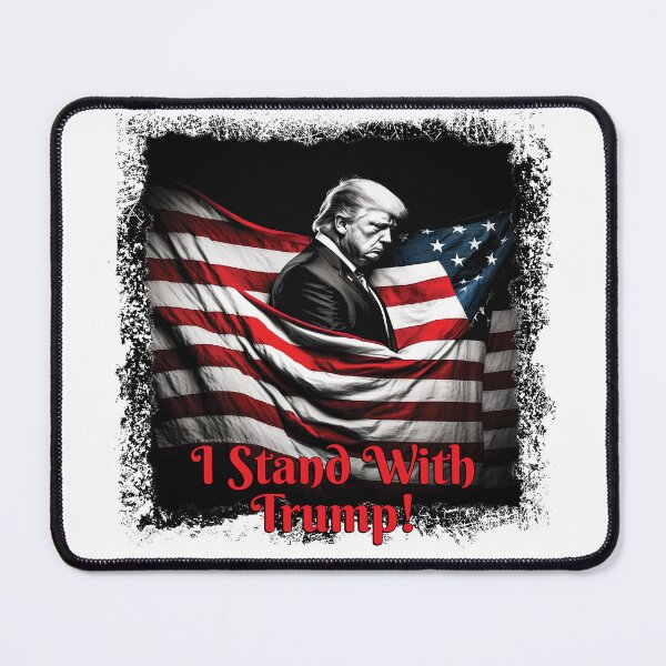 Item preview, I Stand With Trump designed and sold by Rickie Pauley.