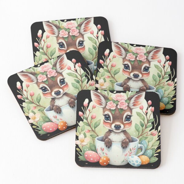 Item preview, Cute Baby Highland Cow With flowers Calf Animal Coffee Cup  designed and sold by UnivStore.