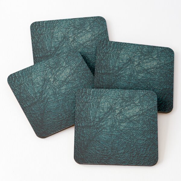 Item preview, Green Leather Design designed and sold by ArtsyWishy.