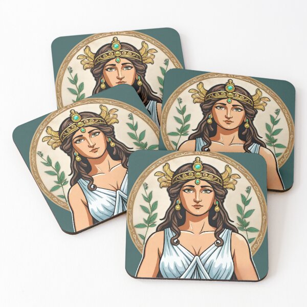 Item preview, Vintage Illustration of the Goddess Athena designed and sold by HecatesDelights.