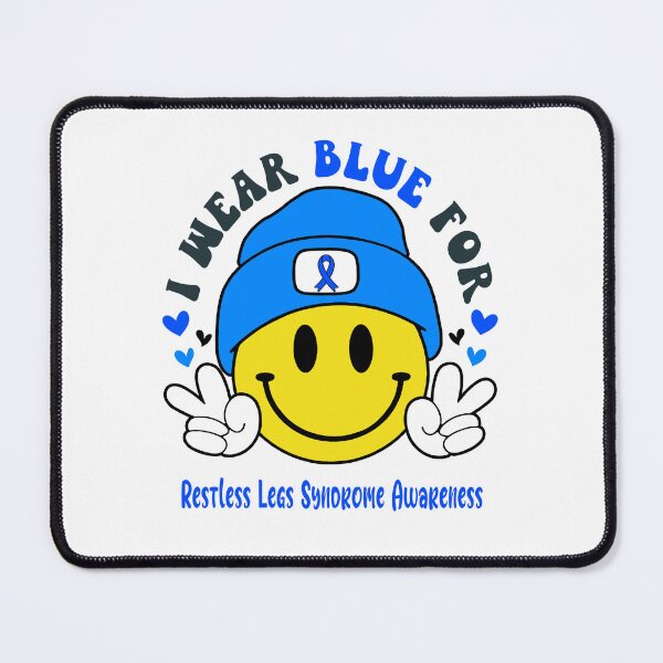 Item preview, I Wear Blue For Restless Legs Syndrome Awareness, Restless Legs Syndrome Awareness Month designed and sold by KatMercerr.