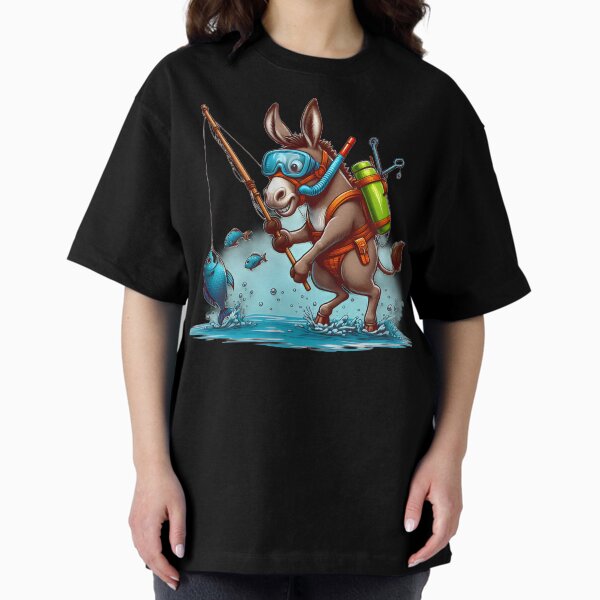 Item preview, Whimsical Donkey Adventures: Snorkeling and Fishing designed and sold by iwcus.