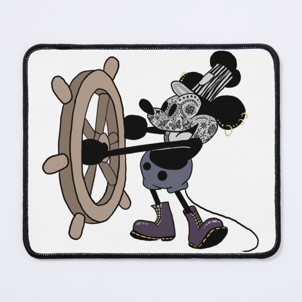 Item preview, Punked steamboat Willie (no background) designed and sold by Macadoodleydoo.