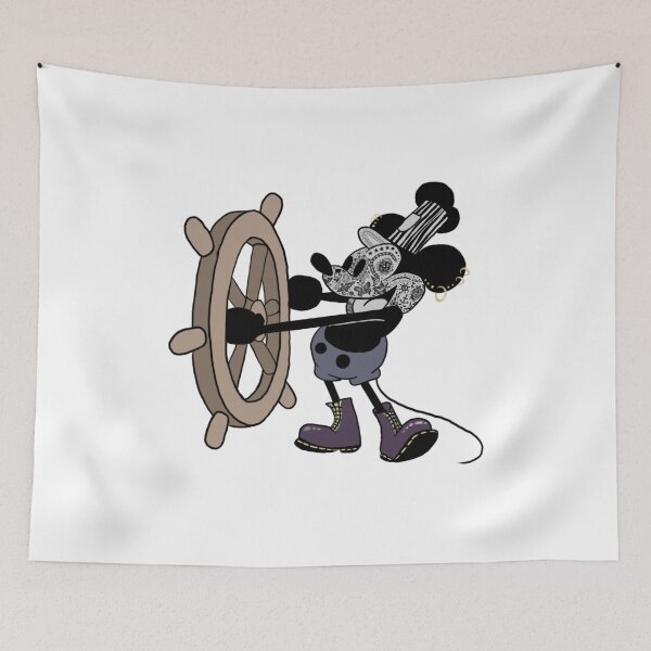Item preview, Punked steamboat Willie (no background) designed and sold by Macadoodleydoo.
