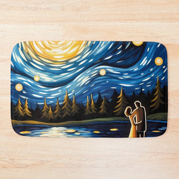 Item preview,  Starry Night Embrace designed and sold by DeMuurdecoratie.