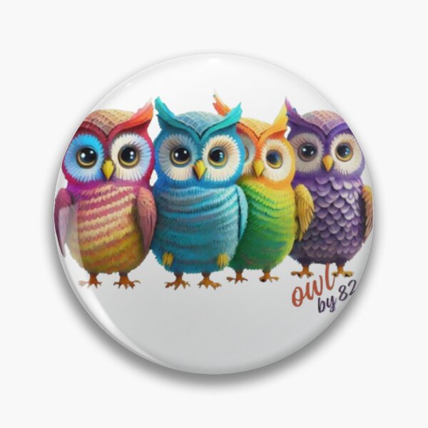 Item preview, Vibrant Owl Squad designed and sold by FPBby82.