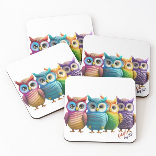 Item preview, Vibrant Owl Squad designed and sold by FPBby82.
