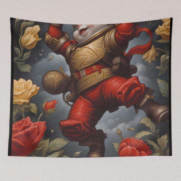 Item preview,  Dancing Astronaut Among Roses designed and sold by DeMuurdecoratie.