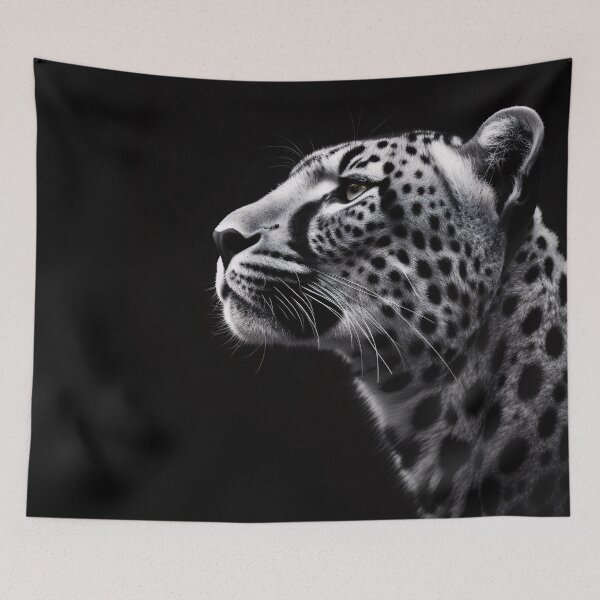 Item preview,  Stylistic Leopard Profile designed and sold by DeMuurdecoratie.