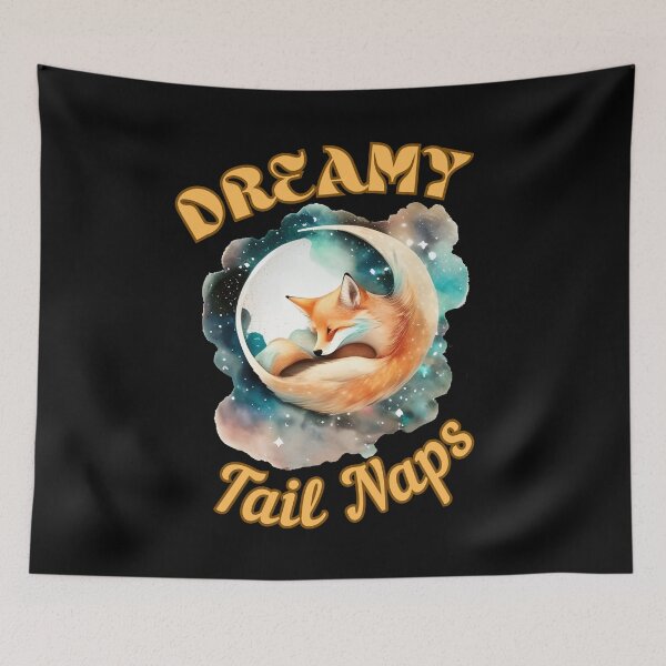 Item preview, Dreamy Tail Naps. fox lover designed and sold by FoxVibes.
